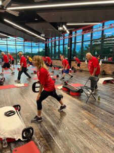 Group exercise help for veterans Victor Six